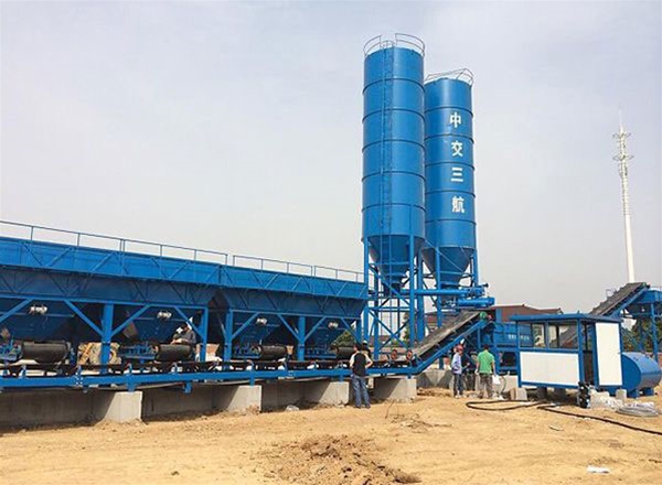 WDJ500型水穩拌和站中交二航鎮江工地